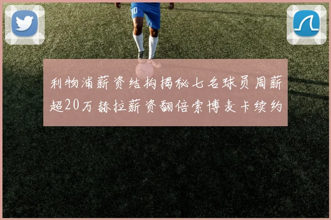利物浦薪资结构揭秘七名球员周薪超20万赫拉薪资翻倍索博麦卡续约待定